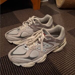 New Balance 9060 Light Gray Athletic Shoes